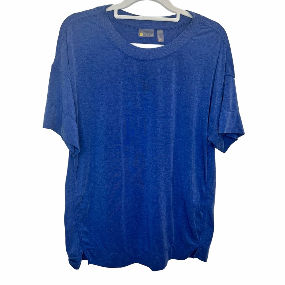 Zella Blue Active Tee Size Medium